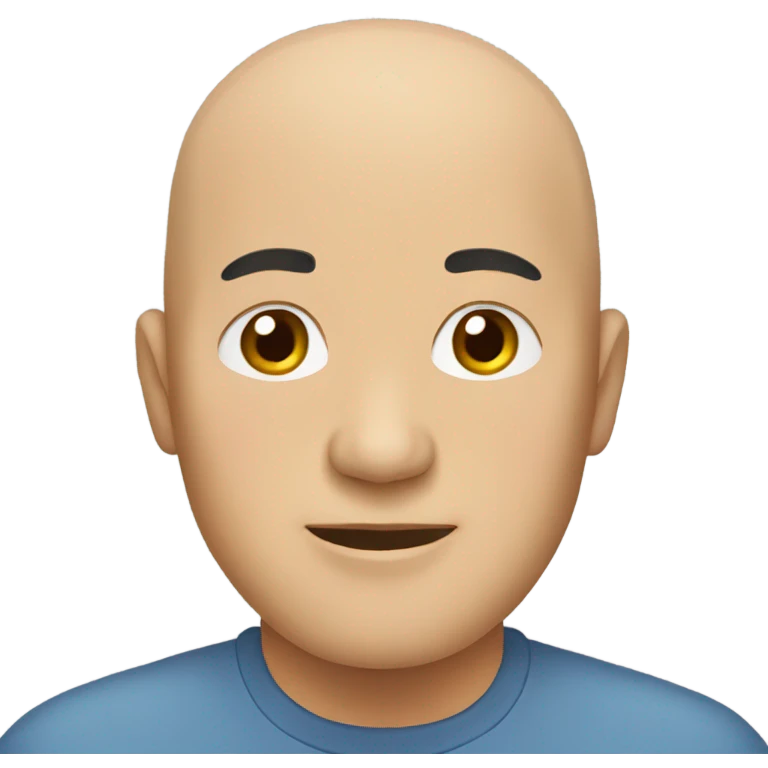 bald Chinese man emoji