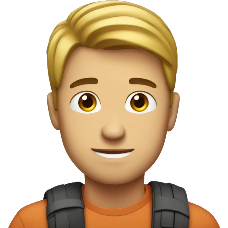 guy looking through shoulder  emoji