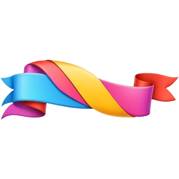 ribbon banner emoji