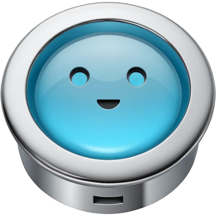 Metal Bath plug, plain, no smiley faces, no emojies emoji
