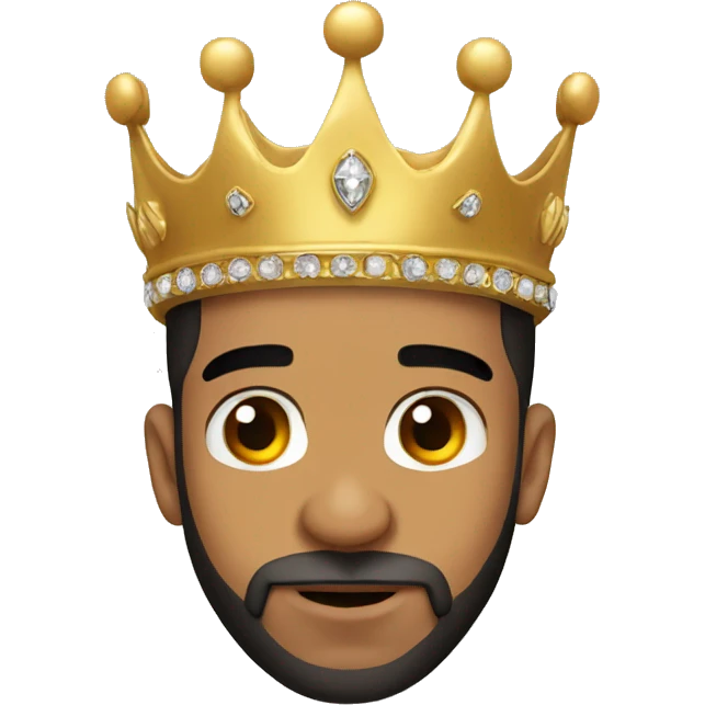 Drake wearing crown emoji