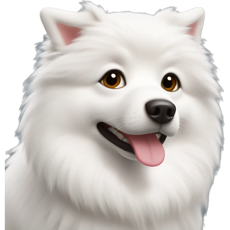 American Eskimo dog ￼ emoji