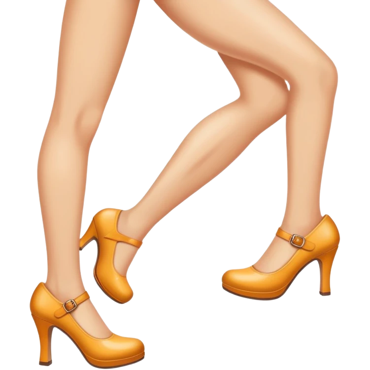 Legs and shoes emoji