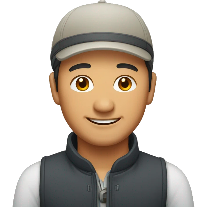 Smiling Kyrgyz man emoji