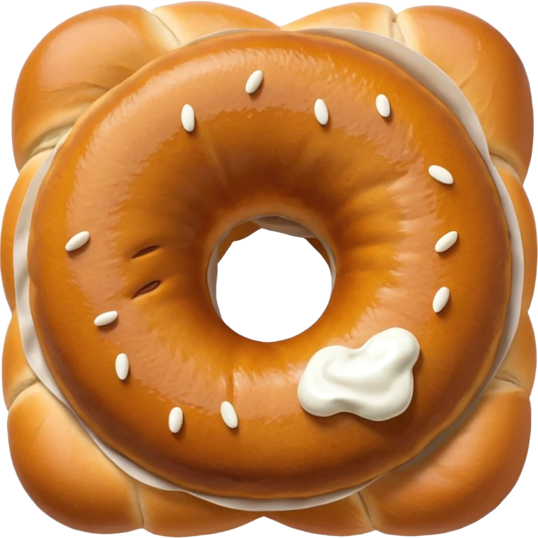 Simit arası peynir  emoji