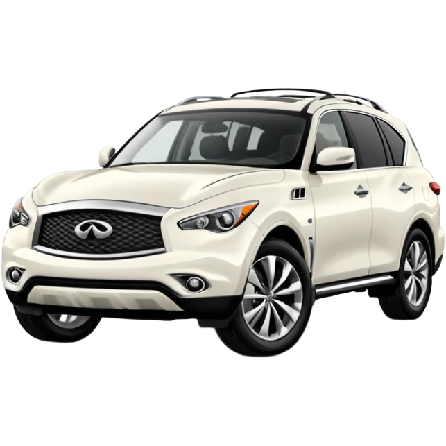 White Infiniti suv emoji