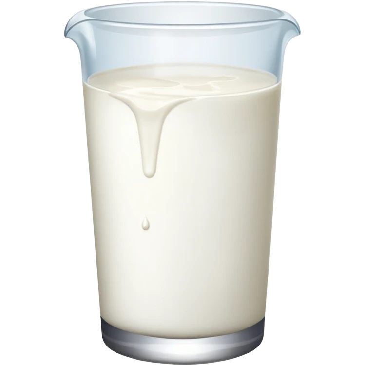 Milk on the screen emoji