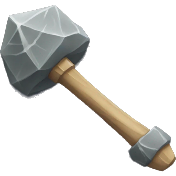 stone mace emoji