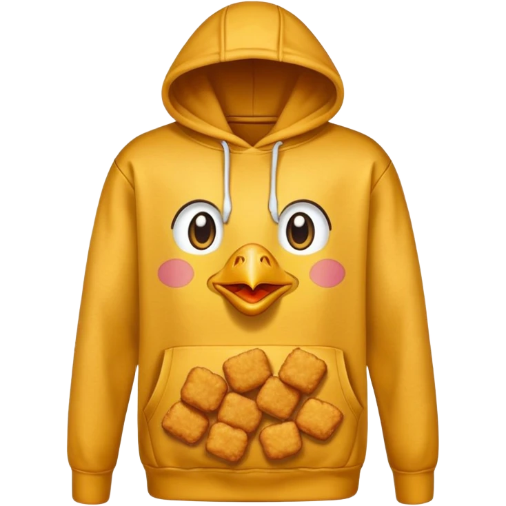 Chicken nugget hoodie  emoji