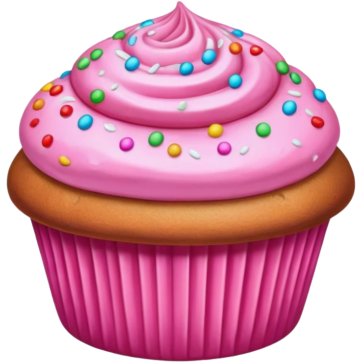 Pink sparkle Muffin emoji