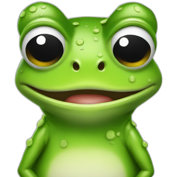 silly frog wearing a halloween costume emoji