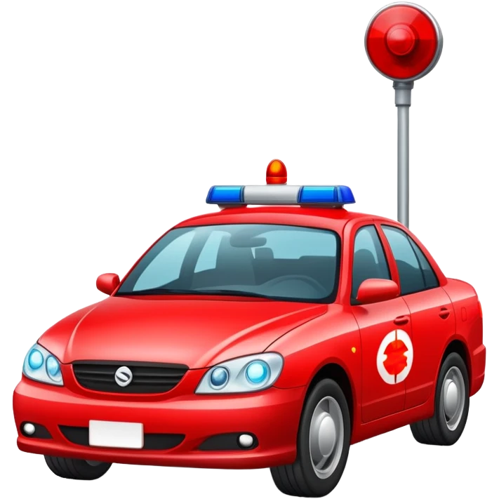 Emergency car emoji