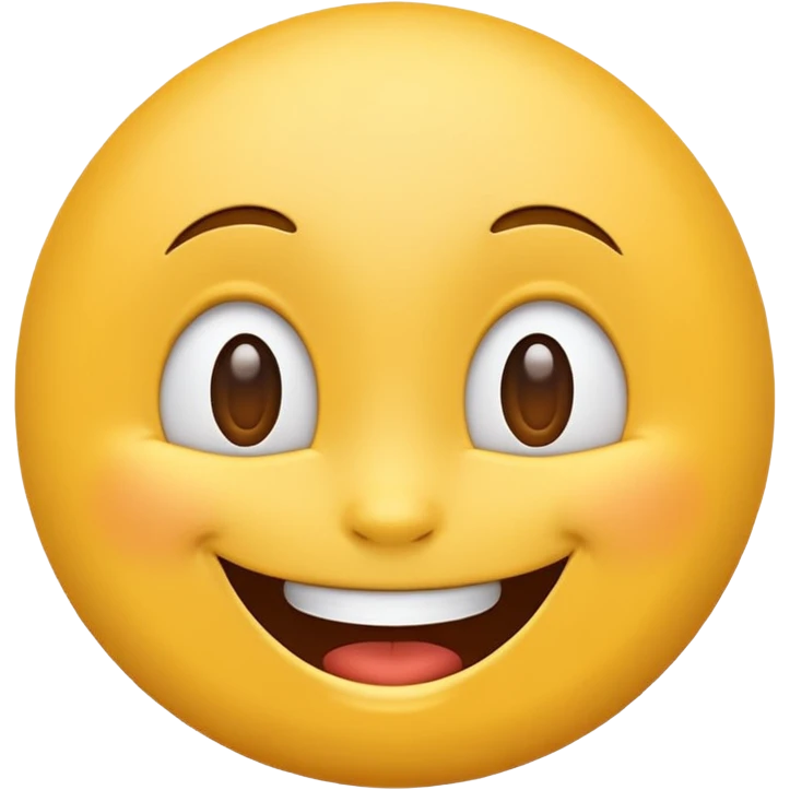 classic emoji with big smile, happy emotion emoji