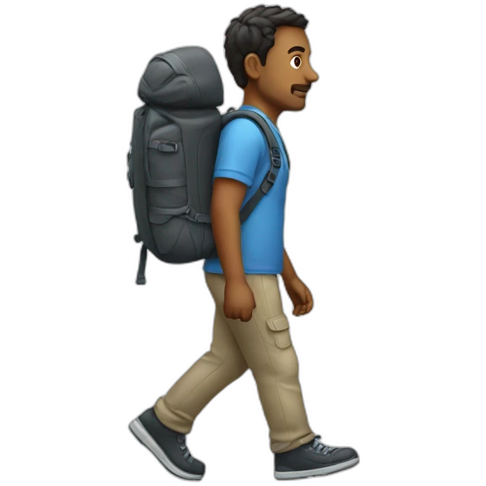 walking-with-backpack emoji