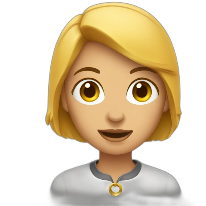 woman with bell emoji