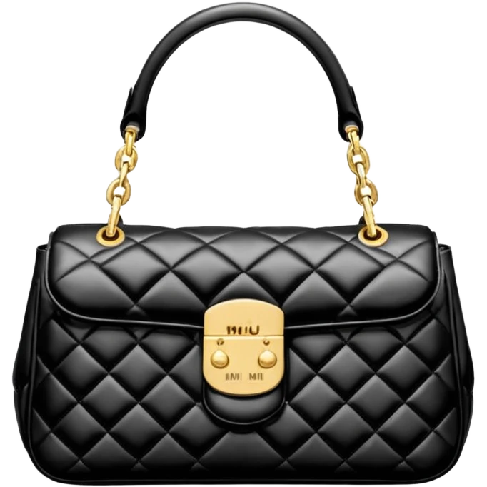 miu miu arcadie bag matelassé emoji