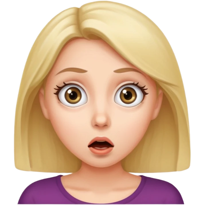 surprised woman emoji