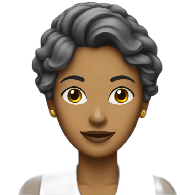 woman over enterprise emoji