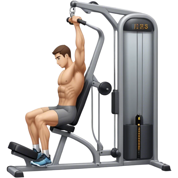 side-view cable-machine tricep-pushdown emoji
