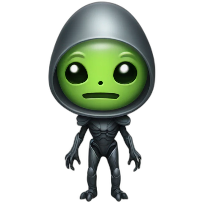 halloween alien emoji