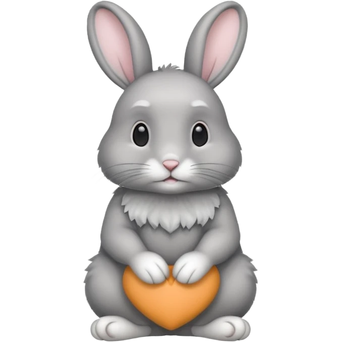 grey rabbit emoji