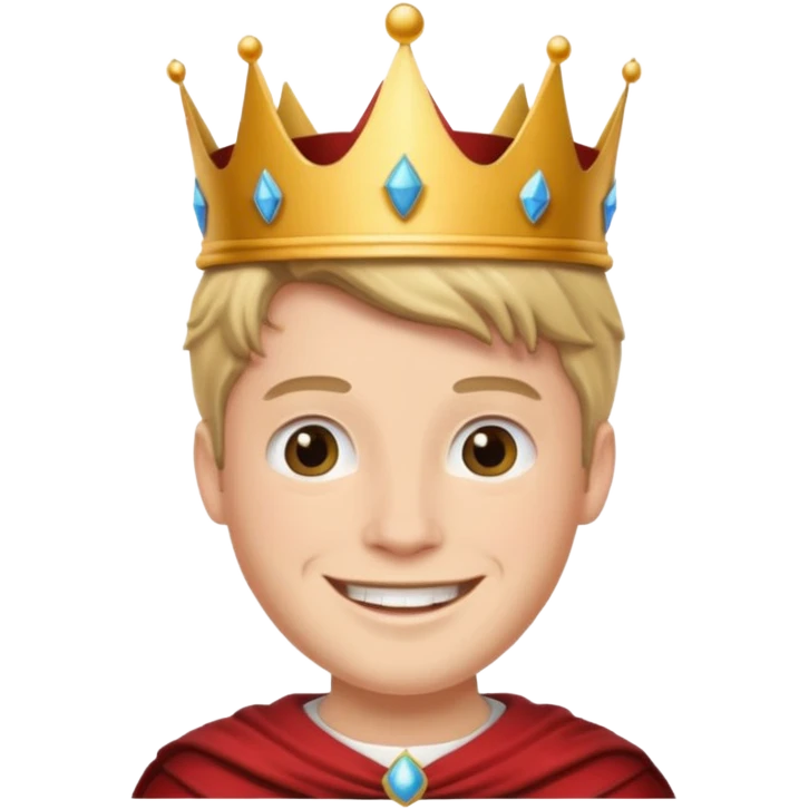 Harry prince  with crown,  emoji