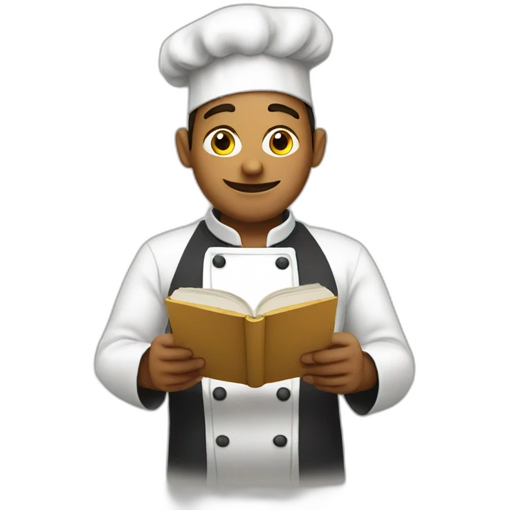 chef reading emoji