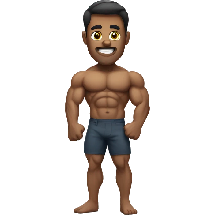 muscle man emoji