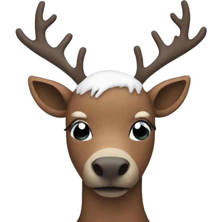 emo reindeer emoji