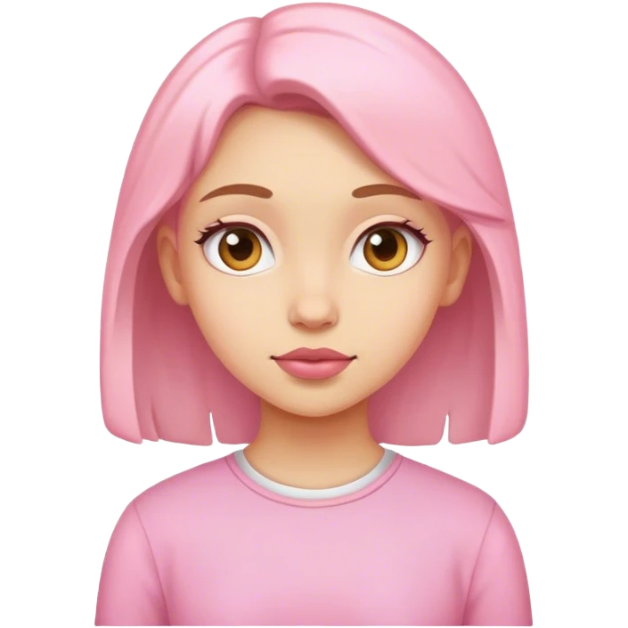 Pink girl  emoji