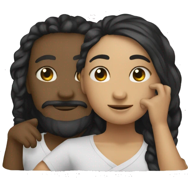 I need the Yin Yang emoji but only the Yin part emoji