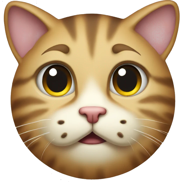 begging cat emoji head emoji