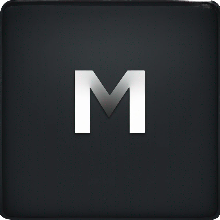 Black square with EQ written in the middle emoji