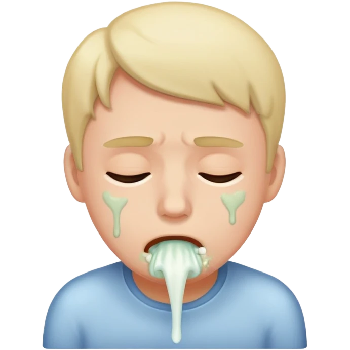 Enamorado vomitando emoji