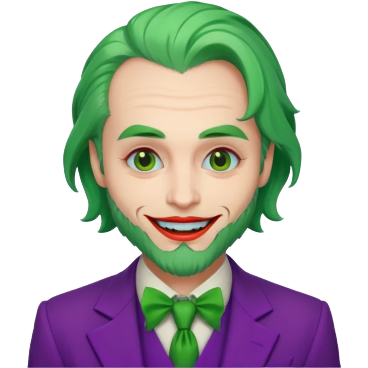 joker with beard emoji