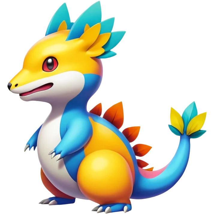 Colorful Floral Fakémon-Pokémon emoji