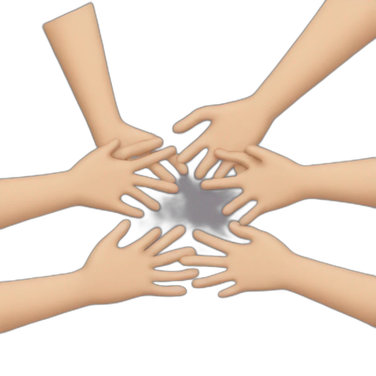 people putting hands together emoji