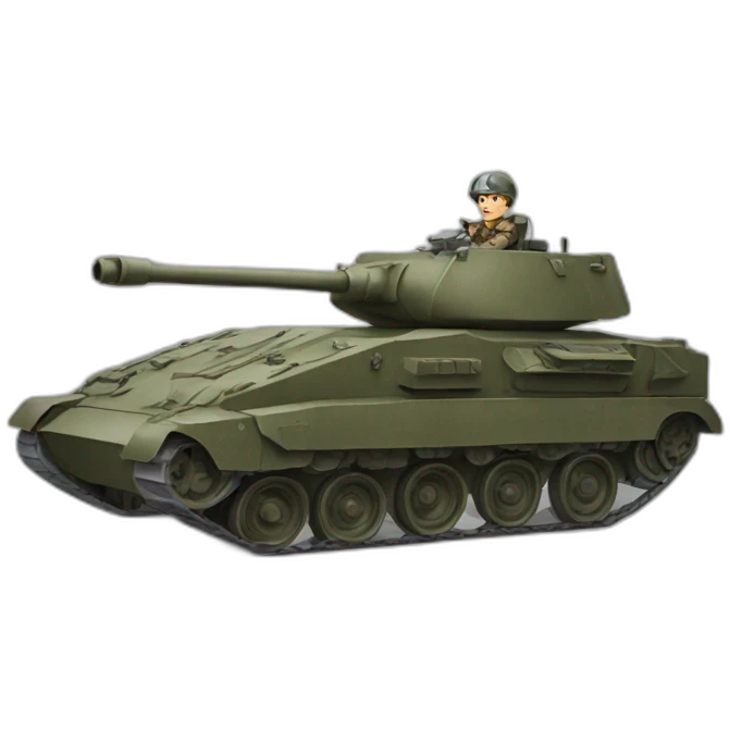 man_riding_heavy_tank emoji