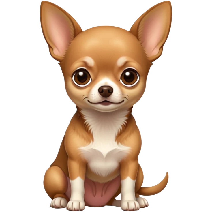 Chihuahua Total brown emoji