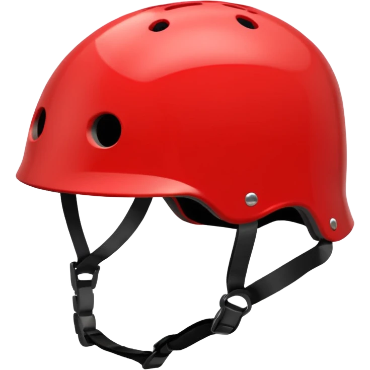 red skater helmet emoji
