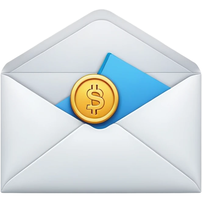 salary envelope emoji