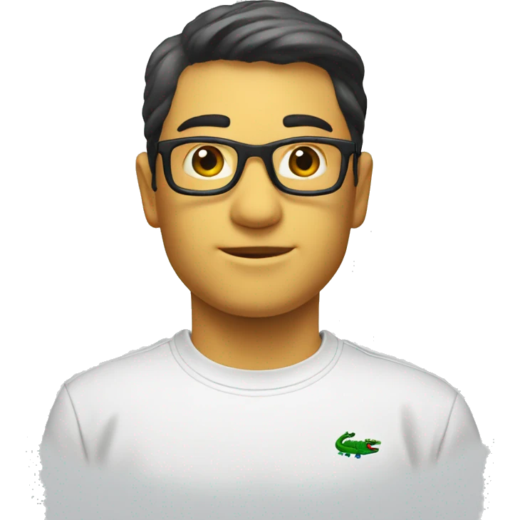 lacoste t-shirt emoji
