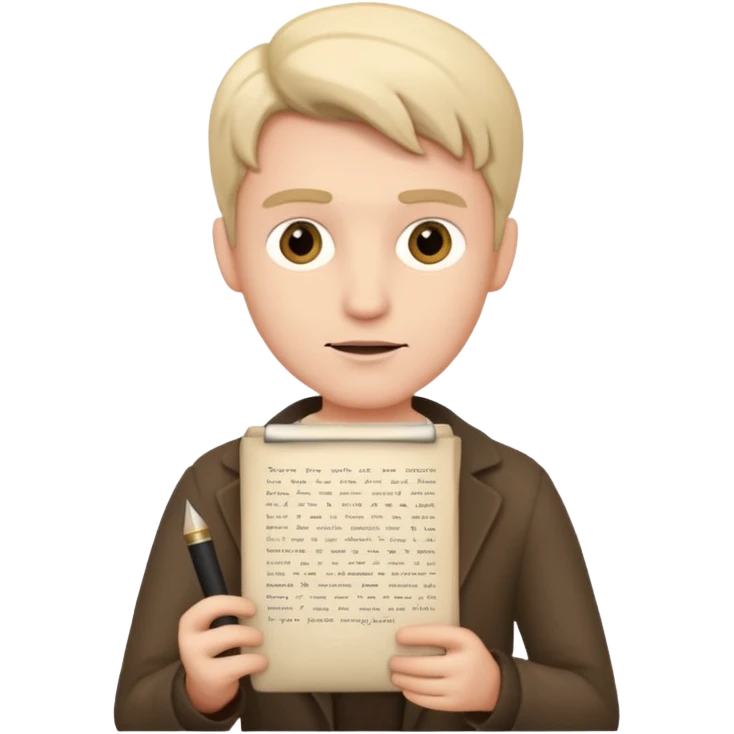 actor with script emoji