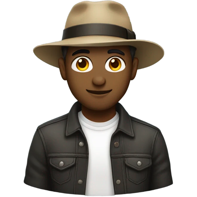 Boyfriend wearing hat emoji