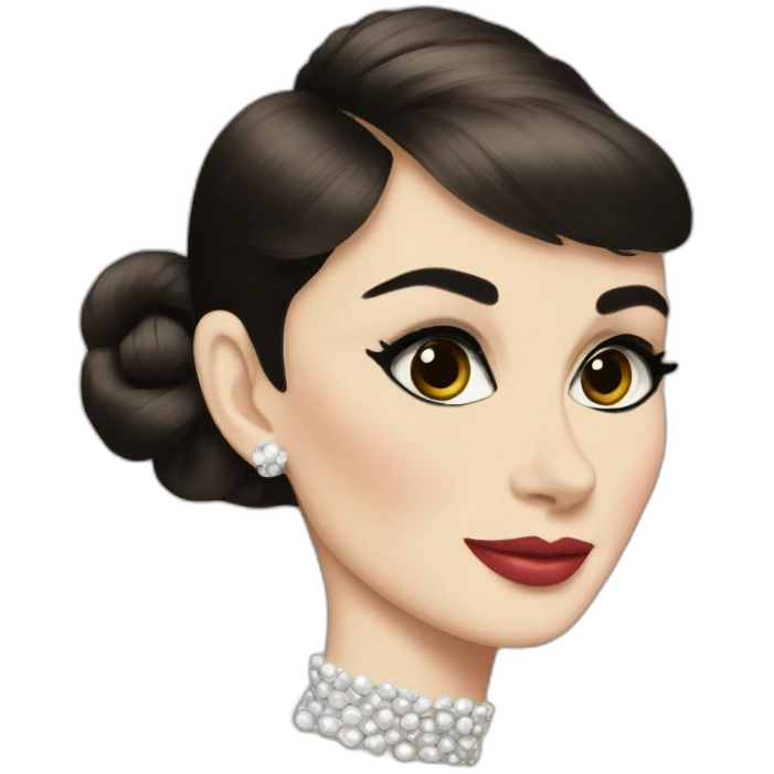 Audrey Hepburn emoji