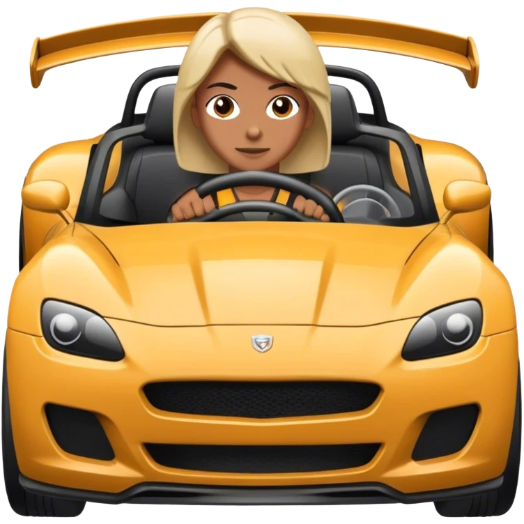 开跑车 emoji