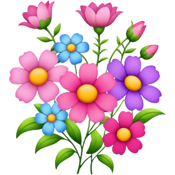 цветочки  emoji