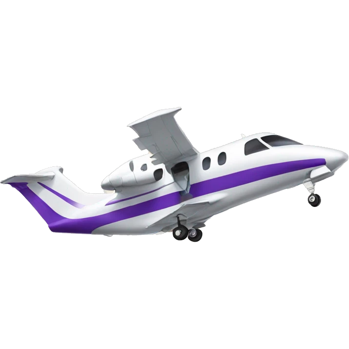 Violet private plane emoji