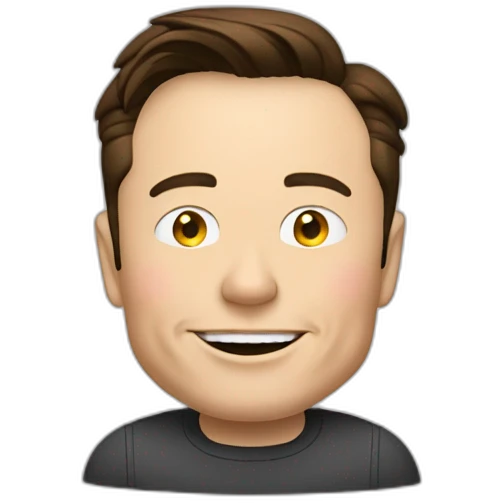 elon musk qui fait un doigt d'honner emoji