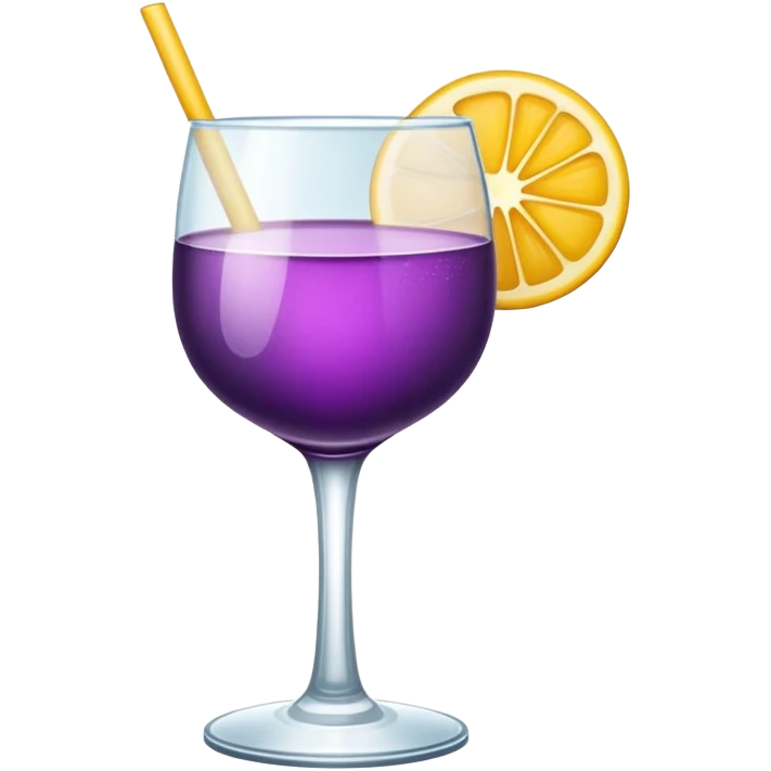 Een paarse toverdrank emoji